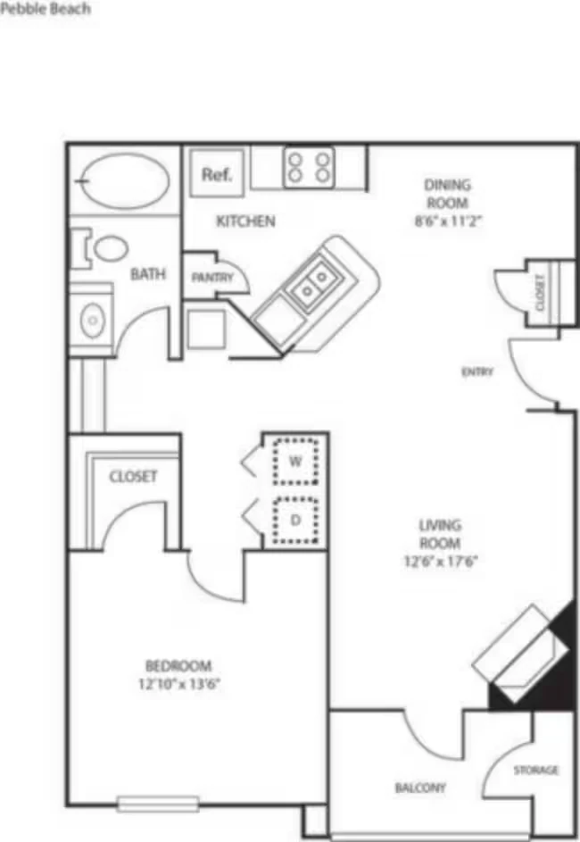 A3 - Pebble Beach 00-03305 floor plan